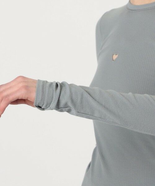 TOMORROWLAND / トゥモローランド Tシャツ | BASERANGE HEART LONG SLEEVE TEE | 詳細7