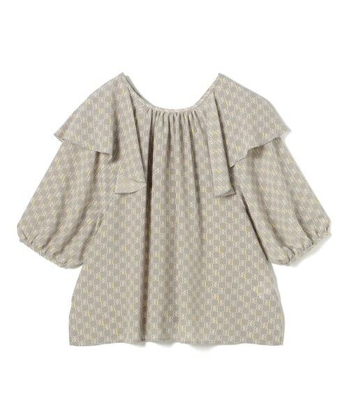 TOMORROWLAND/トゥモローランド BBタイポグラフィプリント フロンタブルブラウス 14 グレー系 36(9号) TOMORROWLAND/トゥモローランド BBタイポグラフィプリント フロンタブルブラウス 14 グレー系 36(9号)