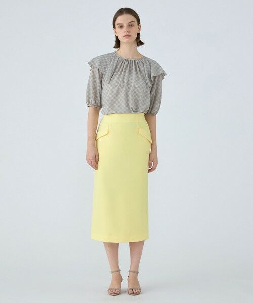 TOMORROWLAND / トゥモローランド シャツ・ブラウス | BBタイポグラフィプリント フロンタブルブラウス | 詳細1