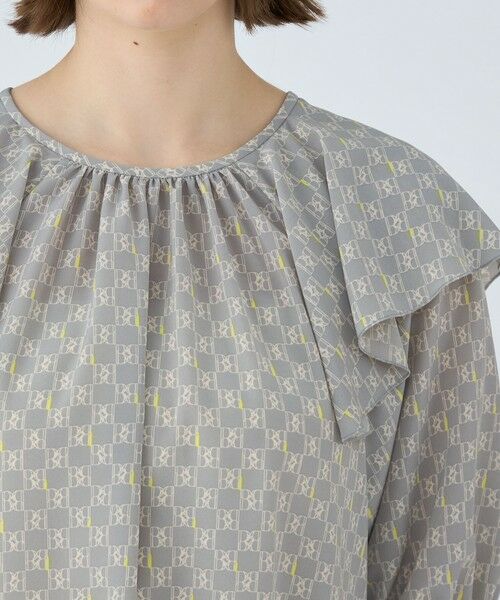 TOMORROWLAND / トゥモローランド シャツ・ブラウス | BBタイポグラフィプリント フロンタブルブラウス | 詳細5