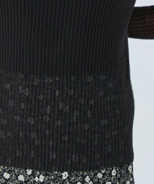 TOMORROWLAND / トゥモローランド ニット・セーター | シアーダブルジャカード バックリボンプルオーバー | 詳細8