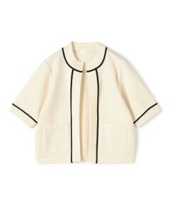 TOMORROWLAND / トゥモローランド カーディガン・ボレロ | ミラノリブ ショート スリーブカーディガン