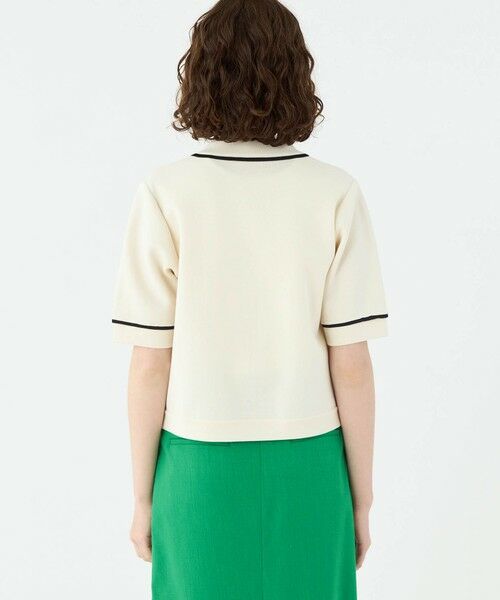 TOMORROWLAND / トゥモローランド カーディガン・ボレロ | ミラノリブ ショート スリーブカーディガン | 詳細4