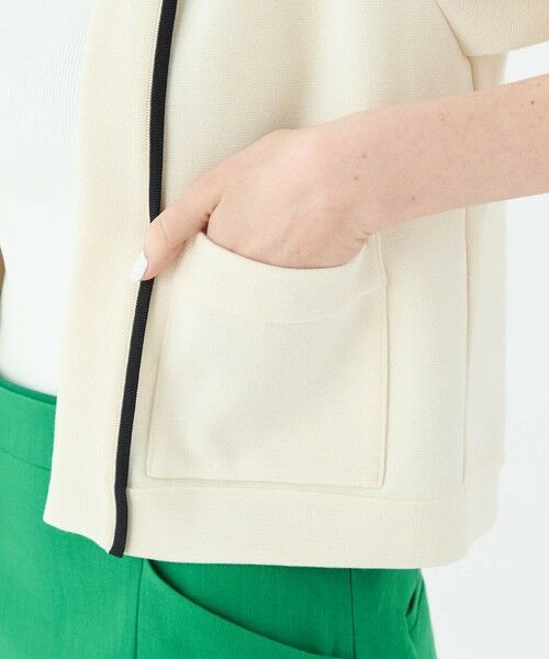 TOMORROWLAND / トゥモローランド カーディガン・ボレロ | ミラノリブ ショート スリーブカーディガン | 詳細8