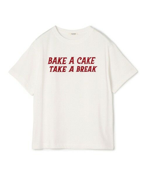 TOMORROWLAND / トゥモローランド Tシャツ | コットンプリント Tシャツ(11 ホワイト)