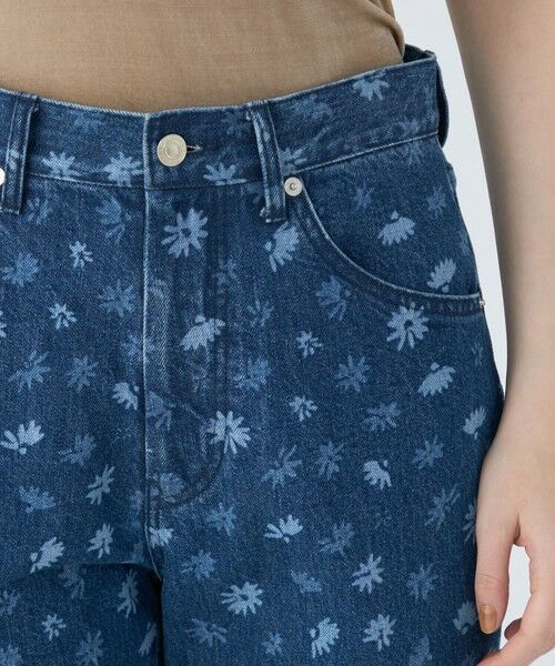 TOMORROWLAND / トゥモローランド デニムパンツ | フラワーレーザー プリントデニム フレアパンツ | 詳細5