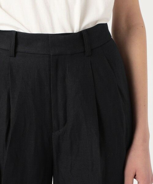 TOMORROWLAND / トゥモローランド スラックス・ドレスパンツ | リネンレーヨンツイル タックワイドパンツ | 詳細5