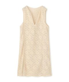 MACPHEE ノースリーブロングワンピース 36 ホワイト マカフィー MACPHEE トゥモローランド 美品 ワンピース ロング