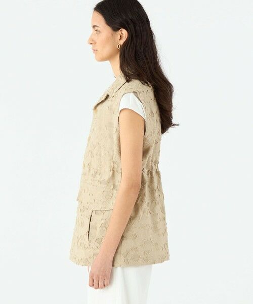 TOMORROWLAND / トゥモローランド ベスト | メッシュカットジャカード ジレ | 詳細3
