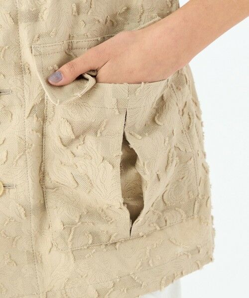 TOMORROWLAND / トゥモローランド ベスト | メッシュカットジャカード ジレ | 詳細8