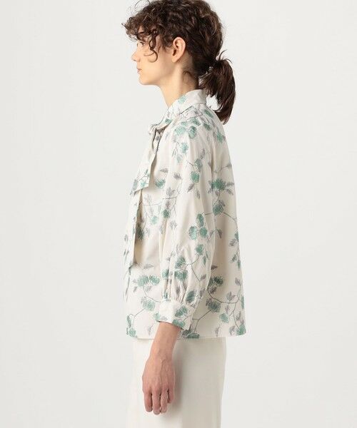 TOMORROWLAND / トゥモローランド シャツ・ブラウス | タフタフラワー ボリュームボウタイブラウス | 詳細3