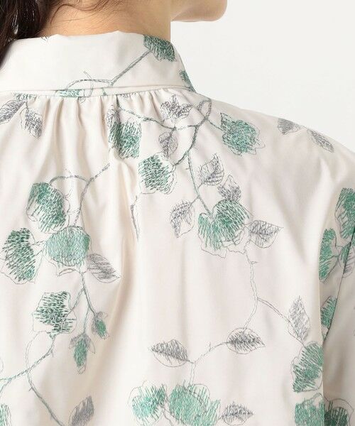 TOMORROWLAND / トゥモローランド シャツ・ブラウス | タフタフラワー ボリュームボウタイブラウス | 詳細6