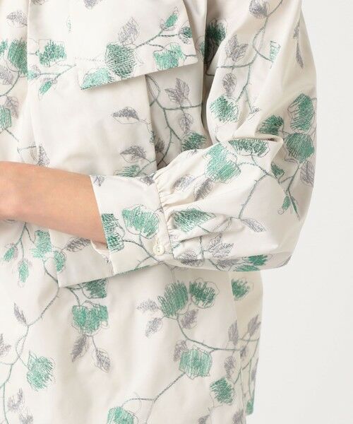 TOMORROWLAND / トゥモローランド シャツ・ブラウス | タフタフラワー ボリュームボウタイブラウス | 詳細7