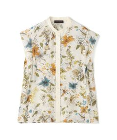 TOMORROWLAND / トゥモローランド シャツ・ブラウス | トリビュートフラワー ピコカットスリーブブラウス