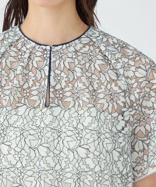 TOMORROWLAND / トゥモローランド シャツ・ブラウス | フラワーコードレース スキームネックブラウス | 詳細5