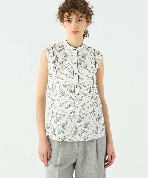 TOMORROWLAND / トゥモローランド シャツ・ブラウス | バルーンエンブロイダリー コードパイピングブラウス | 詳細2