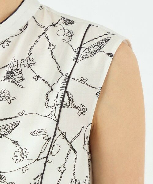 TOMORROWLAND / トゥモローランド シャツ・ブラウス | バルーンエンブロイダリー コードパイピングブラウス | 詳細6