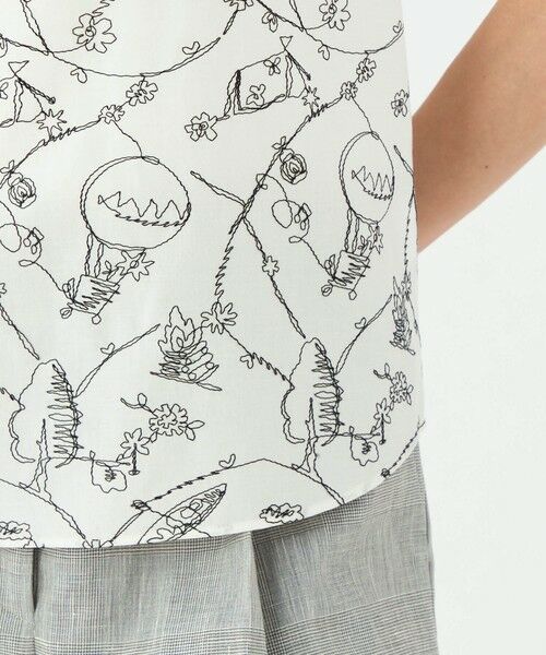 TOMORROWLAND / トゥモローランド シャツ・ブラウス | バルーンエンブロイダリー コードパイピングブラウス | 詳細7