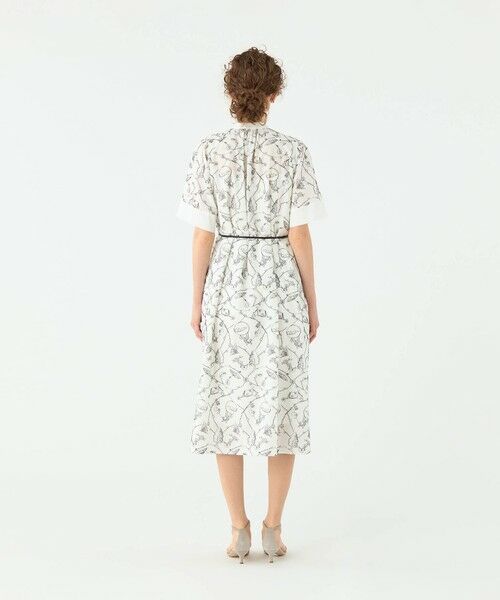 TOMORROWLAND ♪ エンブロイダリー スタンドカラー　ワンピース 36 TOMORROWLAND ♪ エンブロイダリー スタンドカラー ワンピース 36