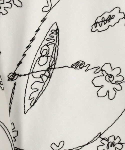 TOMORROWLAND / トゥモローランド ミニ丈・ひざ丈ワンピース | バルーンエンブロイダリー スタンドカラーワンピース | 詳細8