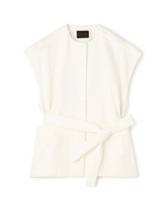 TOMORROWLAND / トゥモローランド ベスト | コットンカツラギ ベルテッドジレ