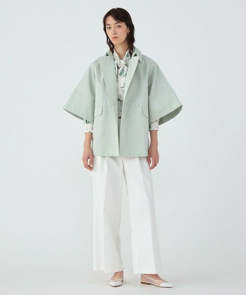 TOMORROWLAND / トゥモローランド その他アウター | スパークツイル フレアスリーブショートコート | 詳細1