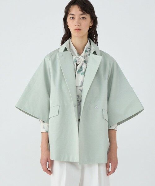 TOMORROWLAND / トゥモローランド その他アウター | スパークツイル フレアスリーブショートコート | 詳細2