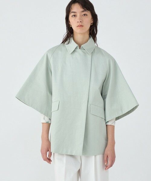 TOMORROWLAND / トゥモローランド その他アウター | スパークツイル フレアスリーブショートコート | 詳細3