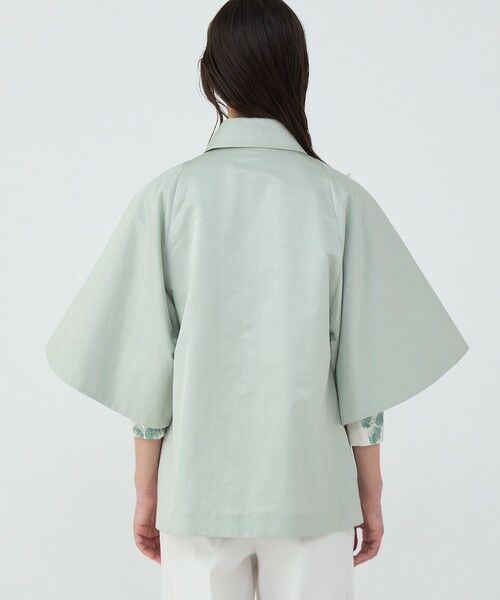 TOMORROWLAND / トゥモローランド その他アウター | スパークツイル フレアスリーブショートコート | 詳細5