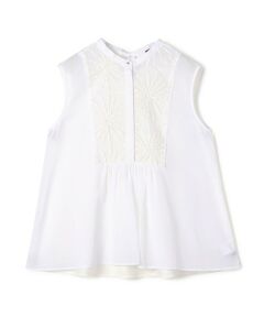 【TOMORROWLAND collection】100/2コンパクトブロード ハーフスリーブタックブラウス TOMORROWLAND collection ブラウス シャツ 100/2コンパクト