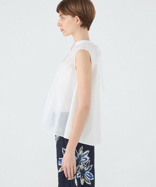TOMORROWLAND / トゥモローランド シャツ・ブラウス | ミッシェルエンブロイダリー バンドカラーブラウス | 詳細3