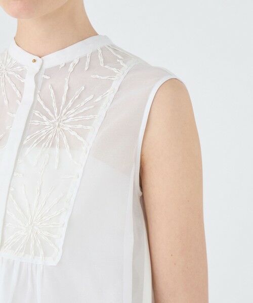 TOMORROWLAND / トゥモローランド シャツ・ブラウス | ミッシェルエンブロイダリー バンドカラーブラウス | 詳細7