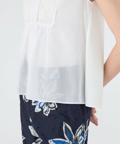 TOMORROWLAND / トゥモローランド シャツ・ブラウス | ミッシェルエンブロイダリー バンドカラーブラウス | 詳細8