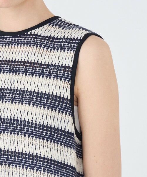 TOMORROWLAND / トゥモローランド シャツ・ブラウス | クロッシュボーダー フロンタブルトップス | 詳細7