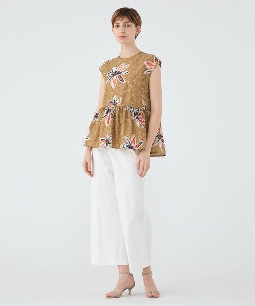 TOMORROWLAND / トゥモローランド シャツ・ブラウス | アイレットプルメリア ペプラムブラウス | 詳細1