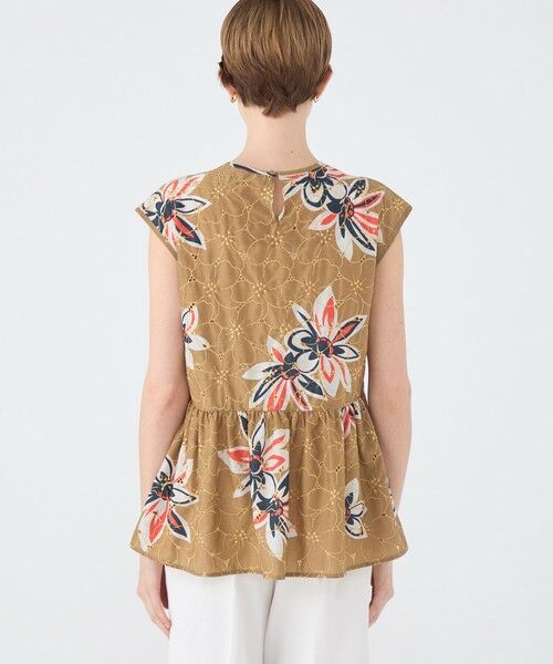 TOMORROWLAND / トゥモローランド シャツ・ブラウス | アイレットプルメリア ペプラムブラウス | 詳細4