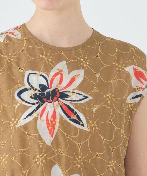 TOMORROWLAND / トゥモローランド シャツ・ブラウス | アイレットプルメリア ペプラムブラウス | 詳細5