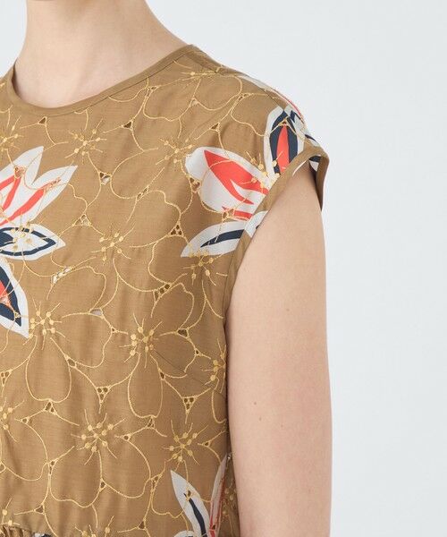 TOMORROWLAND / トゥモローランド シャツ・ブラウス | アイレットプルメリア ペプラムブラウス | 詳細7