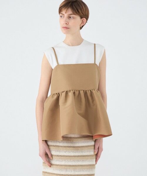 TOMORROWLAND / トゥモローランド キャミソール・チューブトップ | コットンリネンリバー キャミソールチュチュ | 詳細2
