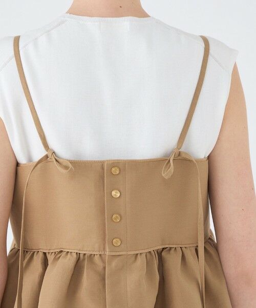 TOMORROWLAND / トゥモローランド キャミソール・チューブトップ | コットンリネンリバー キャミソールチュチュ | 詳細6