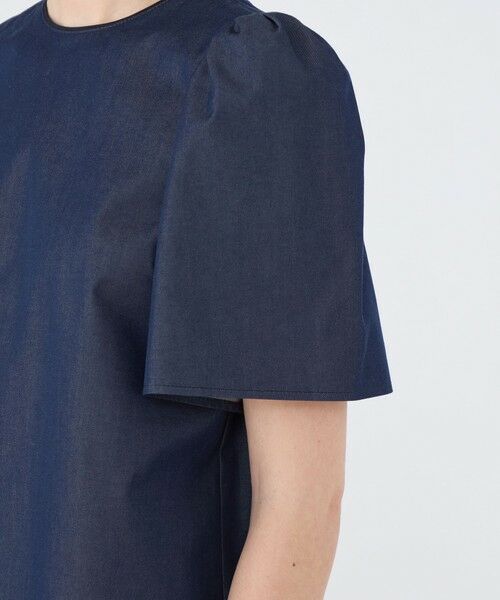 TOMORROWLAND / トゥモローランド シャツ・ブラウス | コットンシルクデニム タックベルスリーブプルオーバー | 詳細7