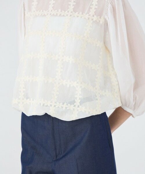 TOMORROWLAND / トゥモローランド シャツ・ブラウス | クロスフルール ペザントプルオーバー | 詳細9