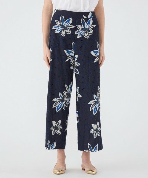 TOMORROWLAND / トゥモローランド その他パンツ | アイレットプルメリア ワイドストレートパンツ | 詳細2