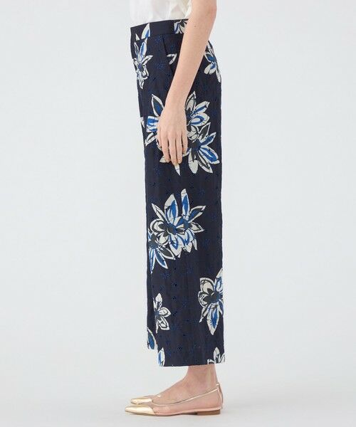 TOMORROWLAND / トゥモローランド その他パンツ | アイレットプルメリア ワイドストレートパンツ | 詳細3