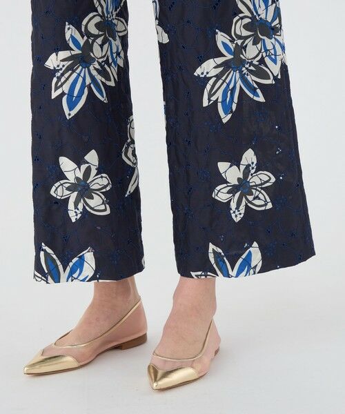 TOMORROWLAND / トゥモローランド その他パンツ | アイレットプルメリア ワイドストレートパンツ | 詳細8