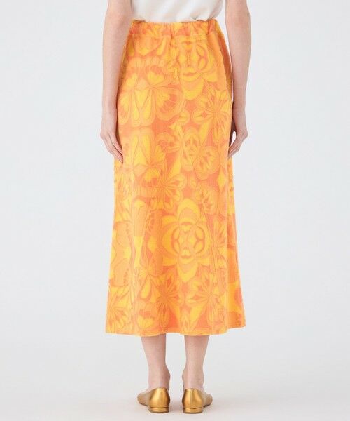TOMORROWLAND / トゥモローランド ロング・マキシ丈スカート | フラワーパイル ストリングストレートスカート | 詳細4
