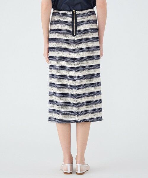 TOMORROWLAND / トゥモローランド ミニ・ひざ丈スカート | クロッシュボーダー タイトストレートスカート | 詳細3