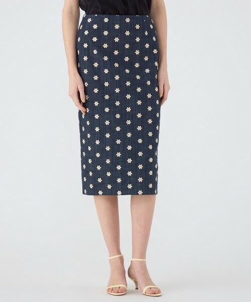 TOMORROWLAND / トゥモローランド デニムスカート | ドレフルールデニム タイトストレートスカート | 詳細3