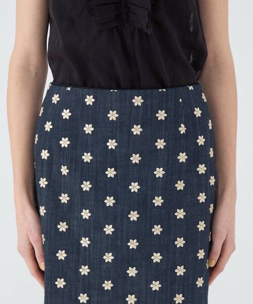 TOMORROWLAND / トゥモローランド デニムスカート | ドレフルールデニム タイトストレートスカート | 詳細6