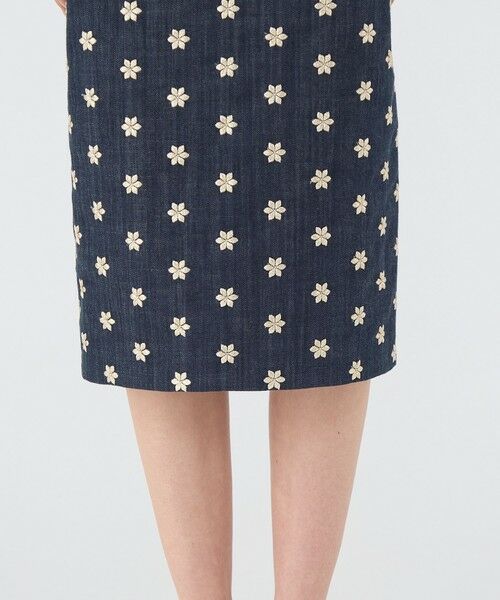 TOMORROWLAND / トゥモローランド デニムスカート | ドレフルールデニム タイトストレートスカート | 詳細8